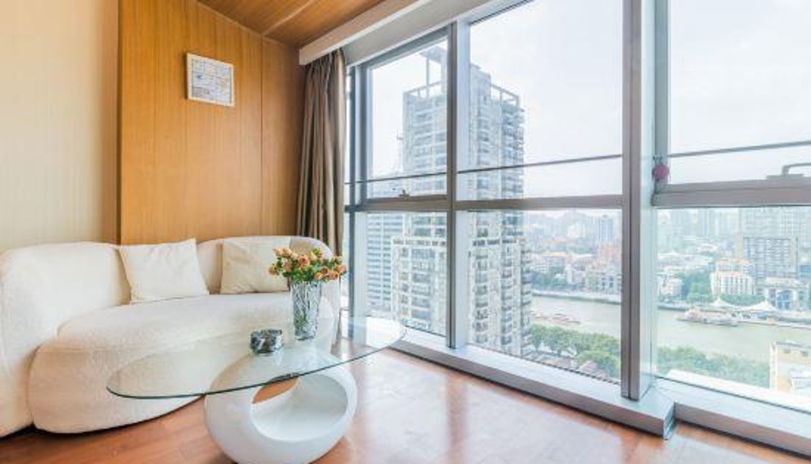 Habitación con vistas al río - Kairui International Apartment (Guangzhou Vanke Fenghuitongfuxi Subway Station Branch)