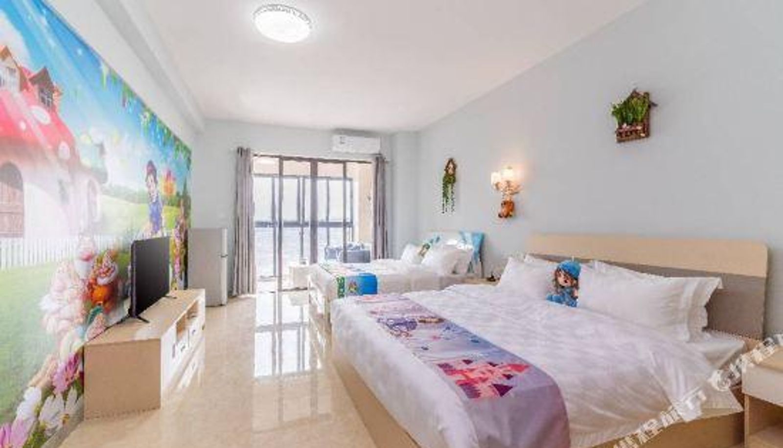 Zimmer - Aosidun Theme Holiday Apartment (Guangzhou Dashi Metro Station)