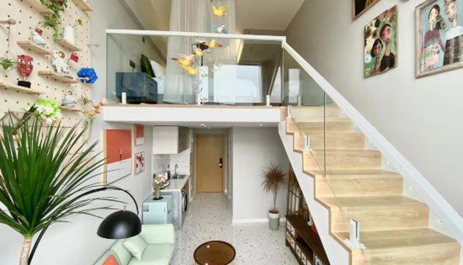Chambre Familiale - Hualai Light Luxury Apartment (Chengdu East Station West Plaza Store)