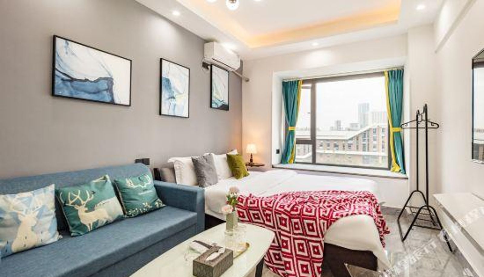 Pokój - My House Apartment (Chengdu East Railway Station West Square Branch)