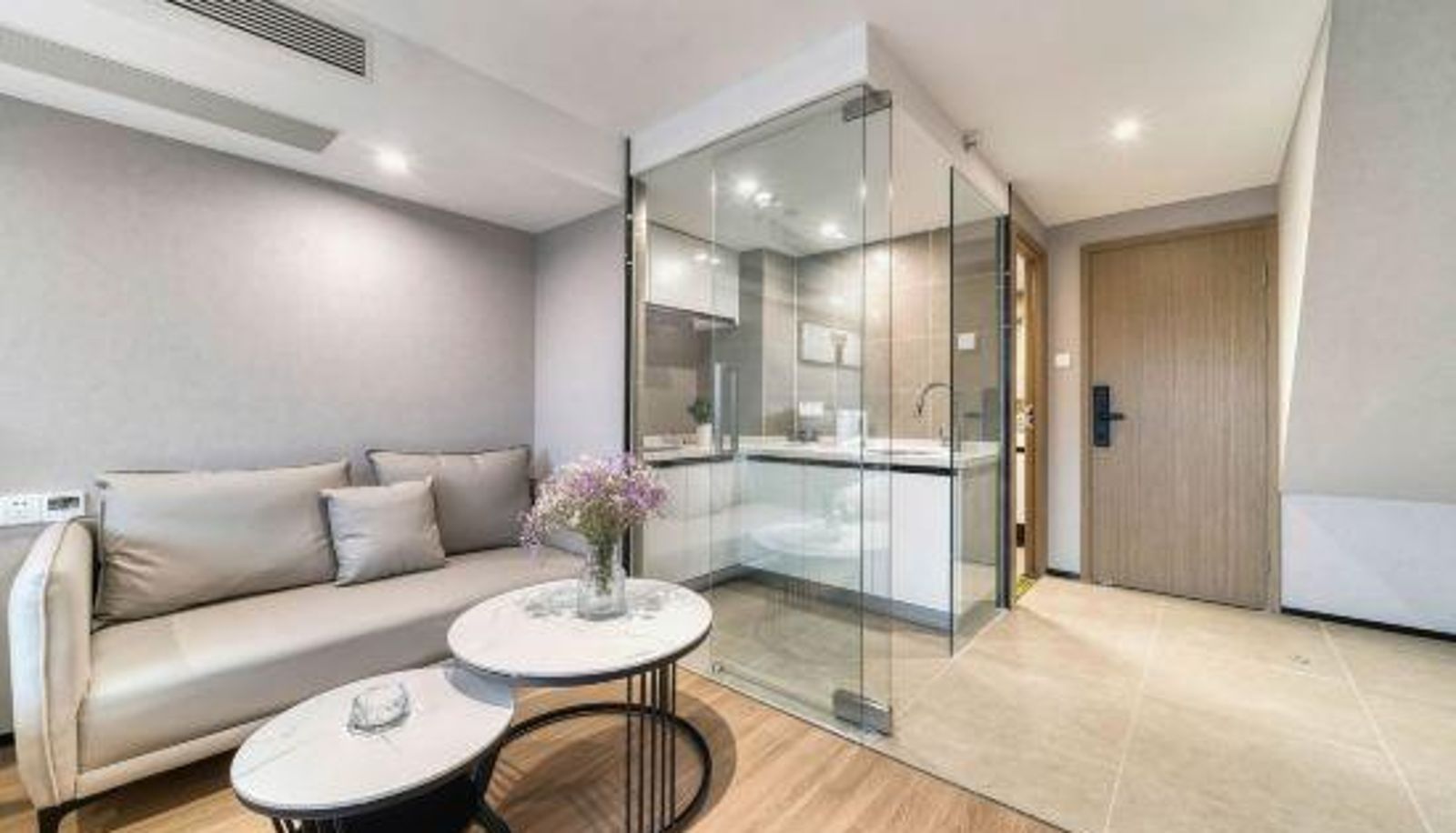 Pokój z balkonem - Hangzhou Jianhe Light Luxury Apartment (Zhejiang University of Technology Store)