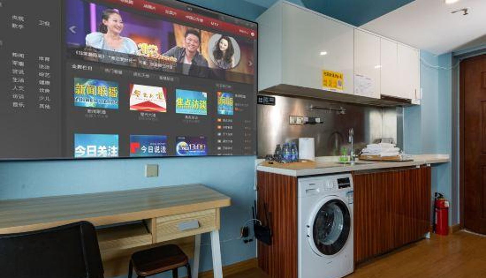 Business-Zimmer - Peixinge Boutique Cinema Apartment (Nanjing Fuyang Plaza)