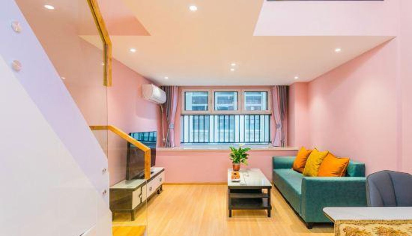 Habitación - Deep Blue Shangpin Intelligent Duplex Apartment (Qingdao Academician Port Store)