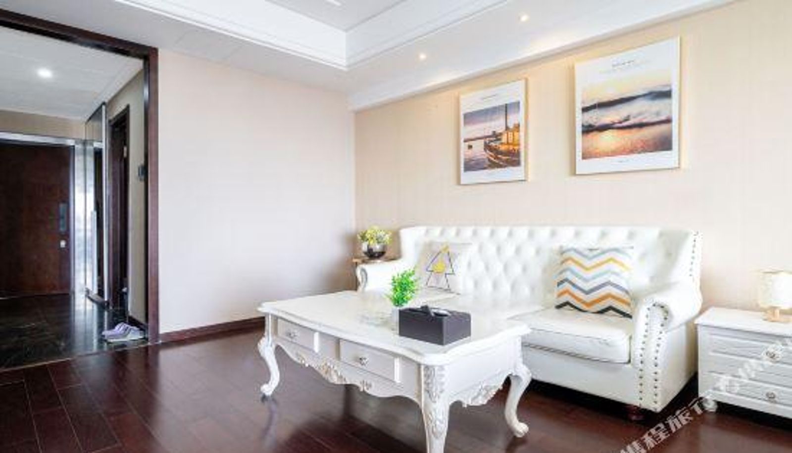 Zimmer mit Meerblick - Yiyang Seaview Apartment Hotel (Dalian Donggang Venice Water City)