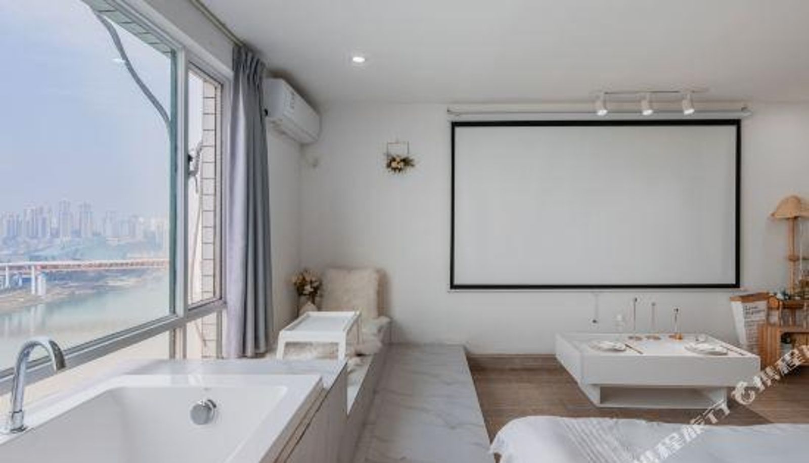 Chambre avec vue sur la rivière - ART·High Altitude Riverview Apartment (Chongqing Hongyadong)