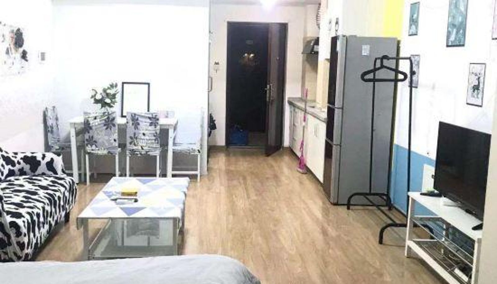 Zimmer - Beijing hardcover Nordic style whole set rental ordinary apartment