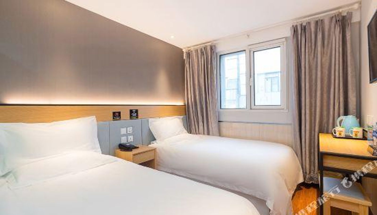Kamer - Super 8 Hotel (Beijing Bird's Nest Wukuang Building)