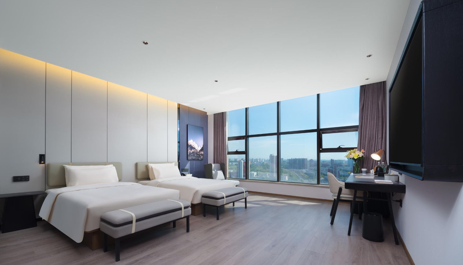 Room - Yining Administrative Service Center Guangdong Road Atour Hotel