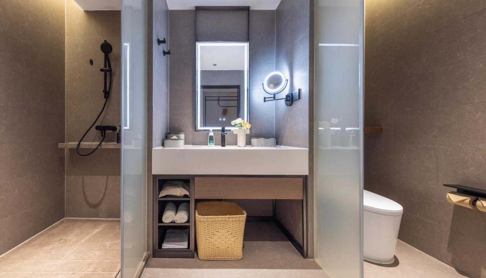 Zimmer - Guangzhou Panyu Wanbo CBD Hanxi Changlong Atour X Hotel