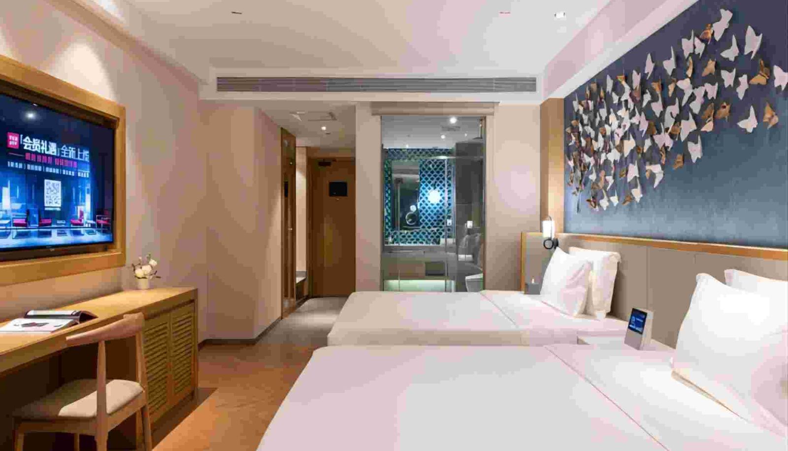 Chambre - Orange crystal Taiyuan South Station Jinyang Street Hotel