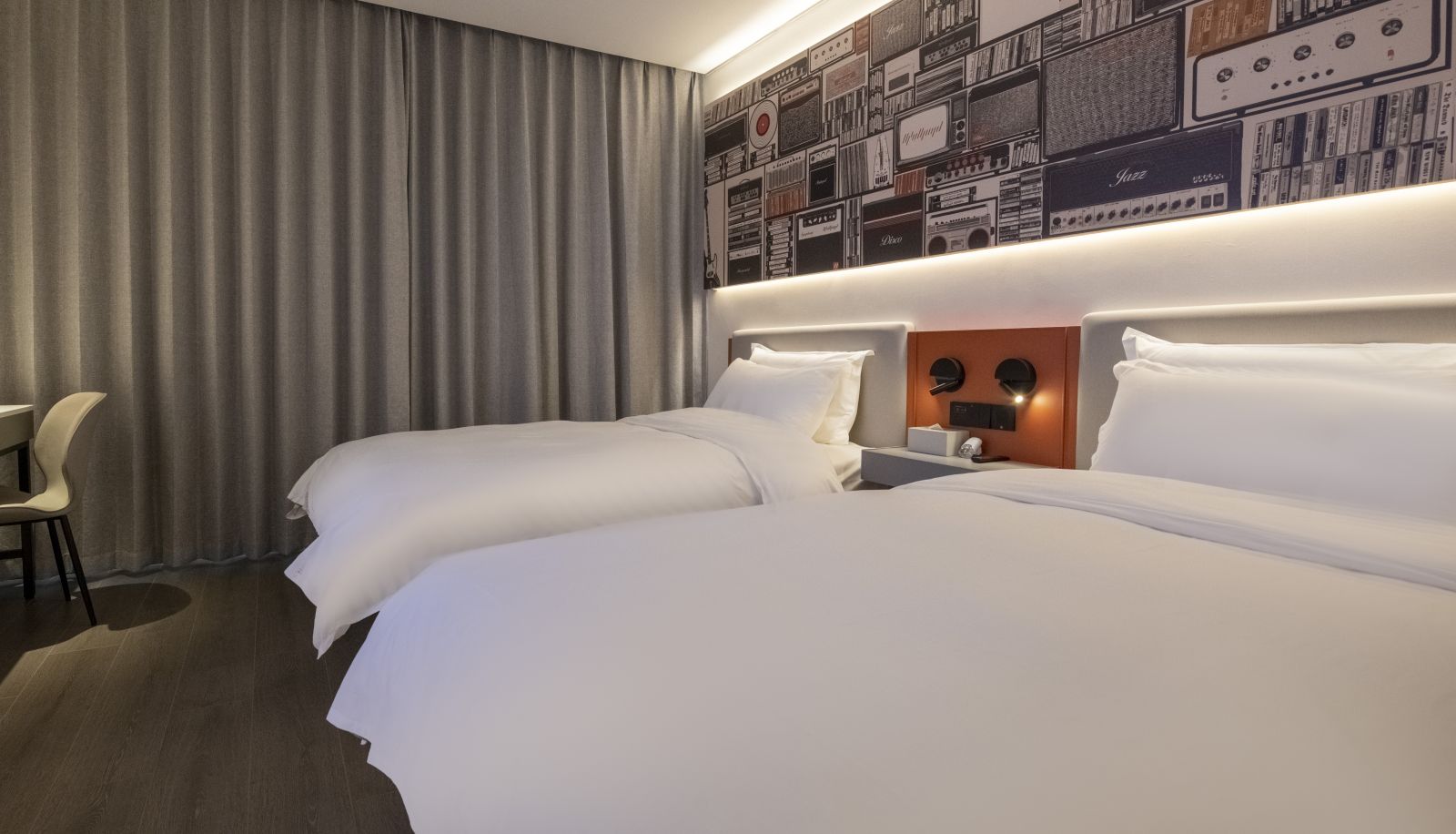 Pokój - Yibisi Tianjin North Station Beining Park Hotel