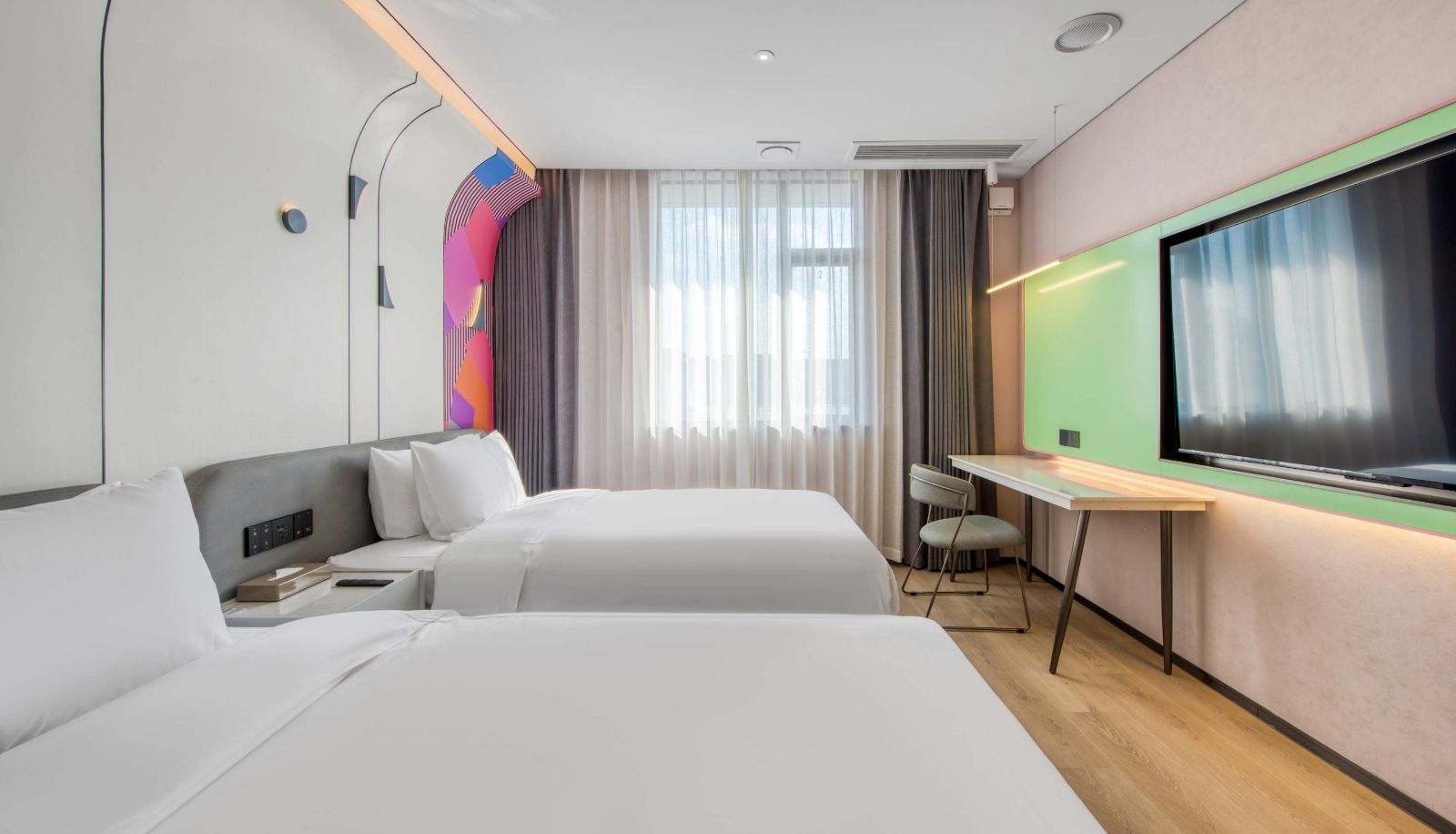 Zimmer - Yibis Shangpin Tongzhou Wanda Plaza Hotel