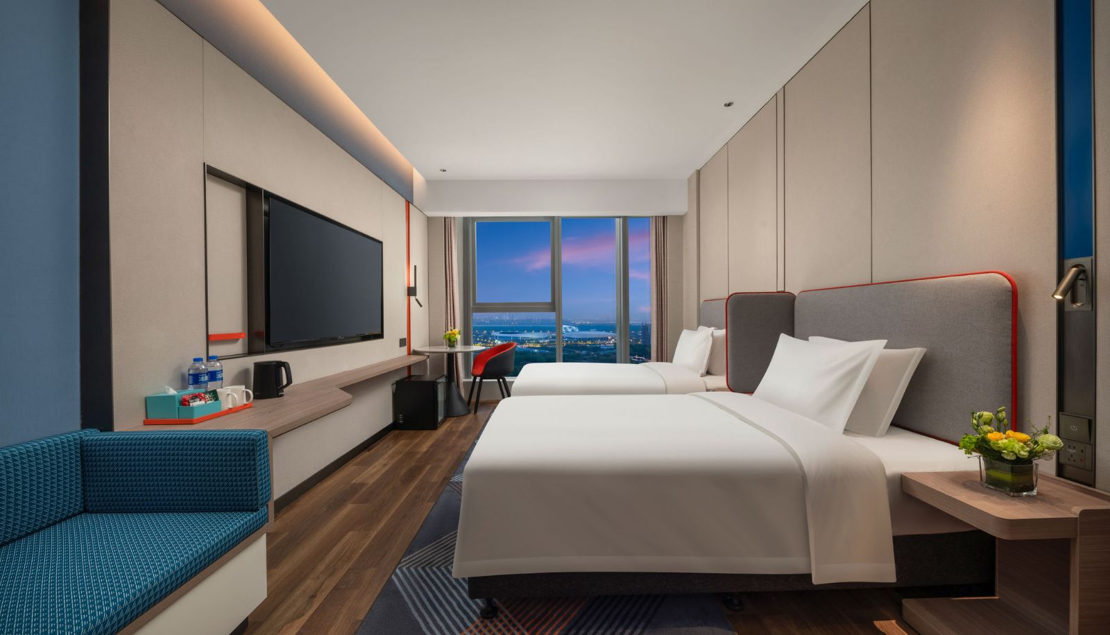 Zimmer - Holiday Inn Express NANJING JIANGBEI WONHALL MALL by IHG