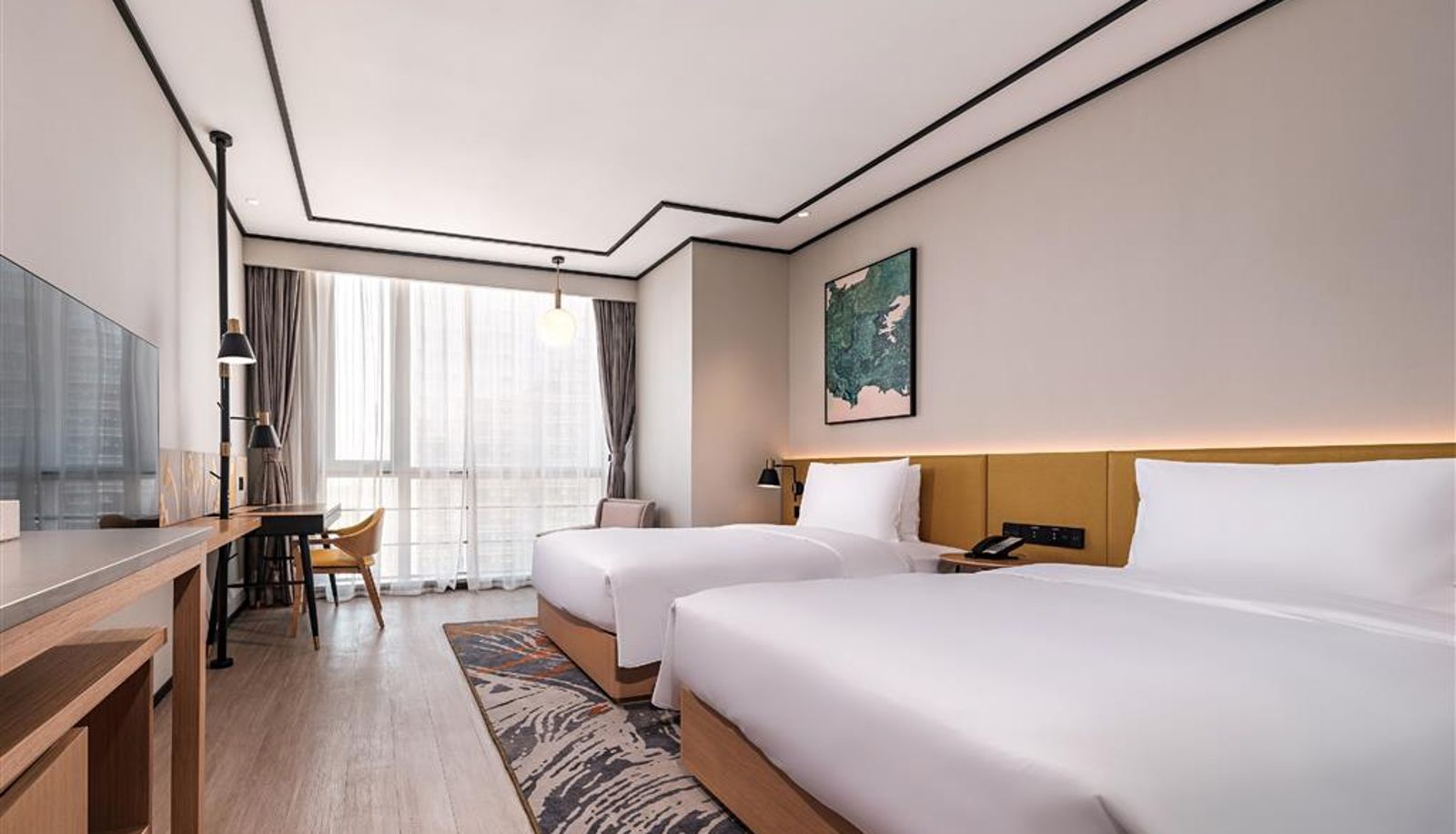 Zimmer - Hilton Garden Inn Hefei Binhu New District