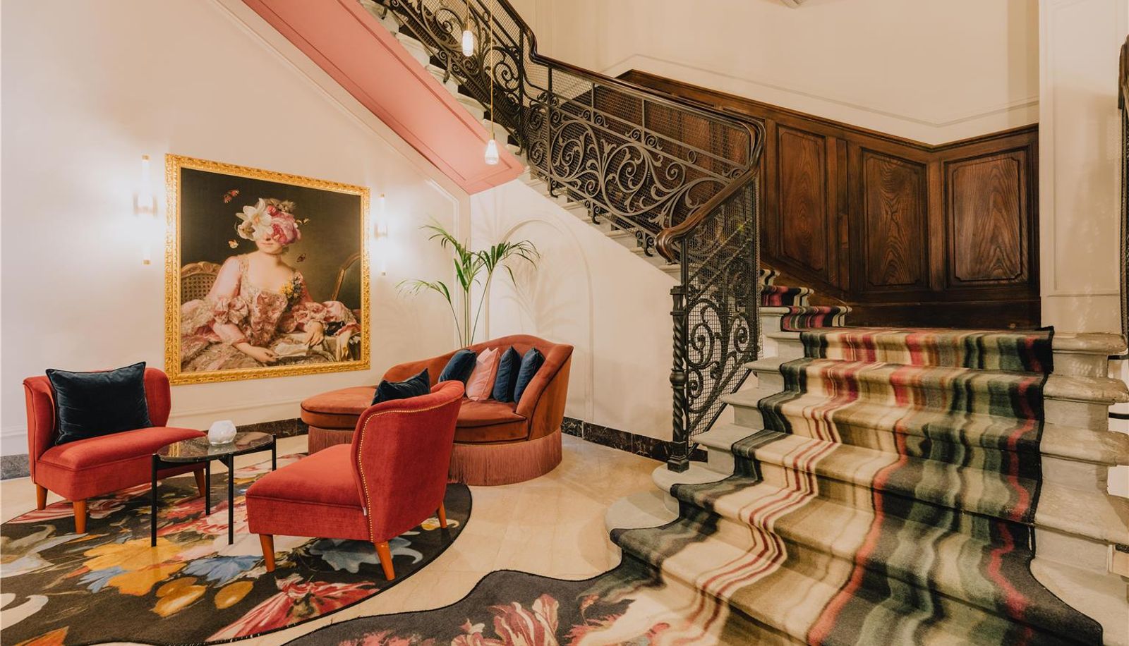 Salón - Anglo American Hotel Florence Curio Collection by Hilton