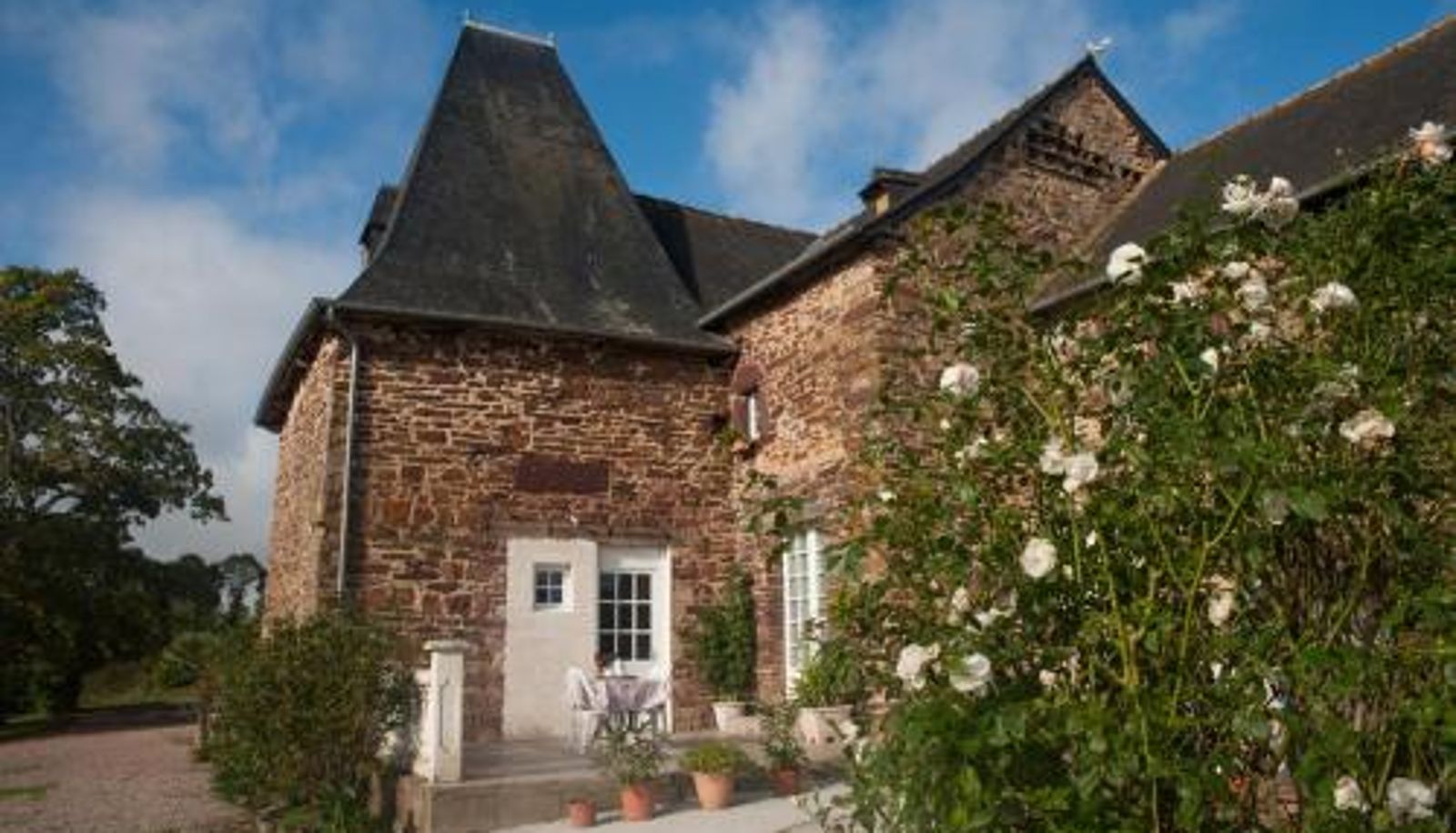 Terasse - Manoir La Haie Chapeau