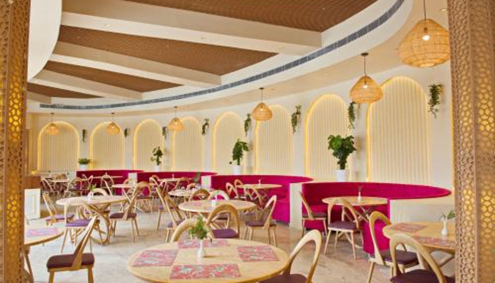 Breakfast room within the restaurant - Wild Rose Resort and Spa