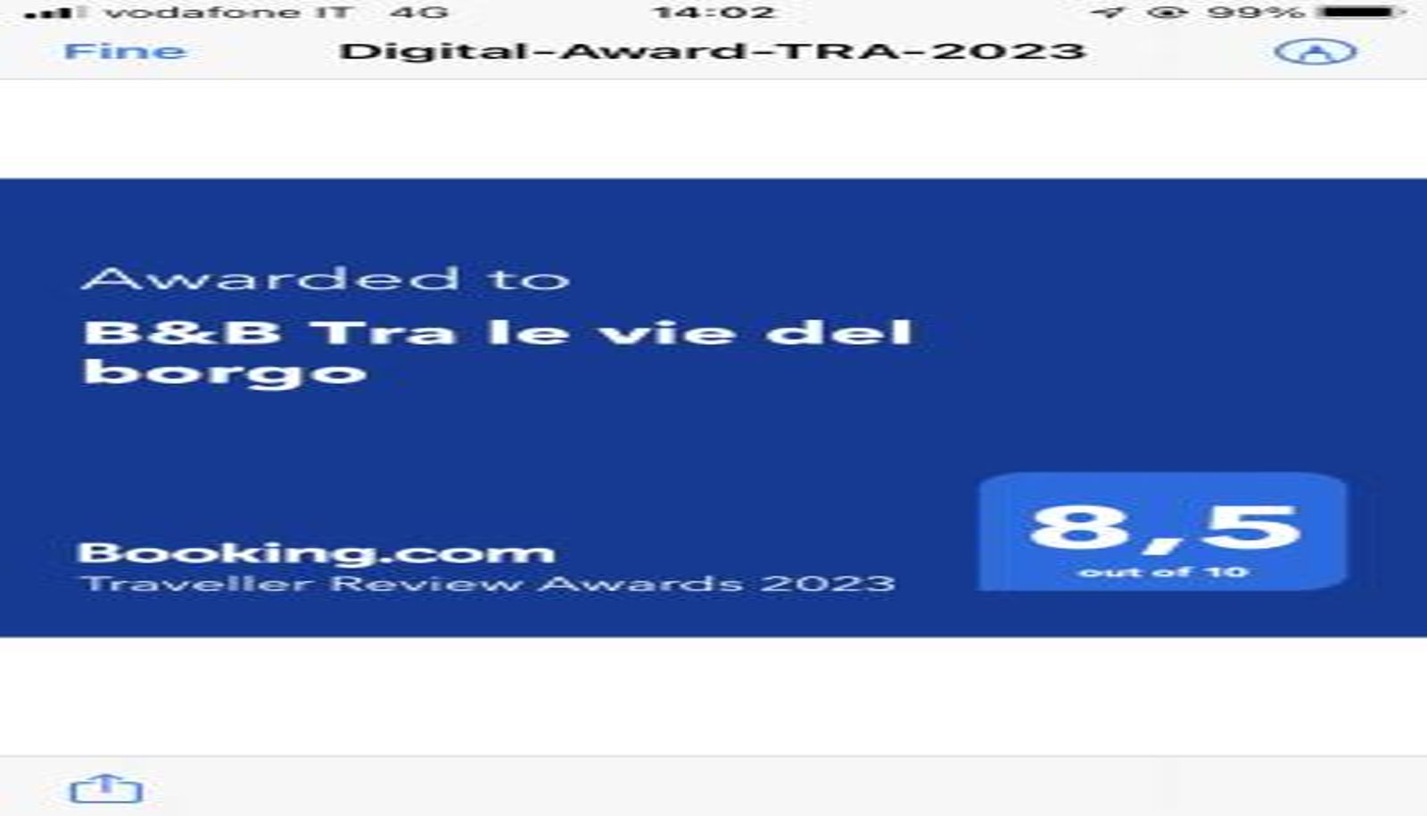 Info - B&B Tra le vie del borgo