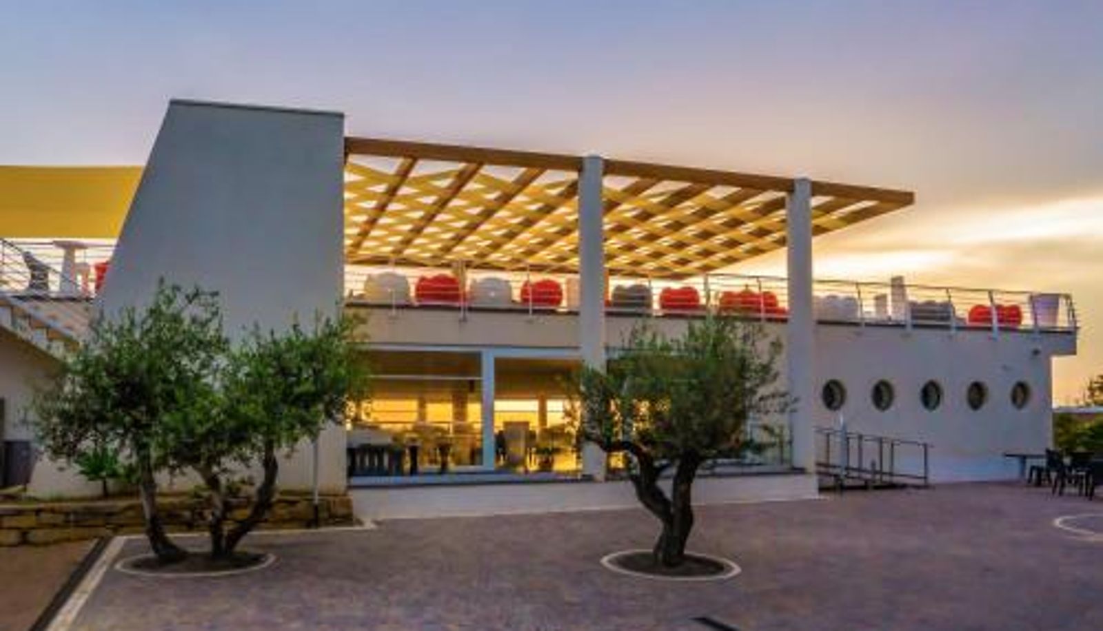 Frühstücksraum innerhalb des Restaurants - Villaggio Leucosia