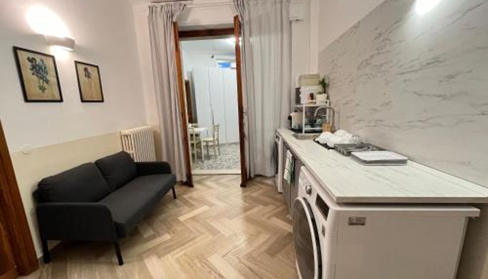 Kitchen area in the room - B&B Prime Sant'Agostino