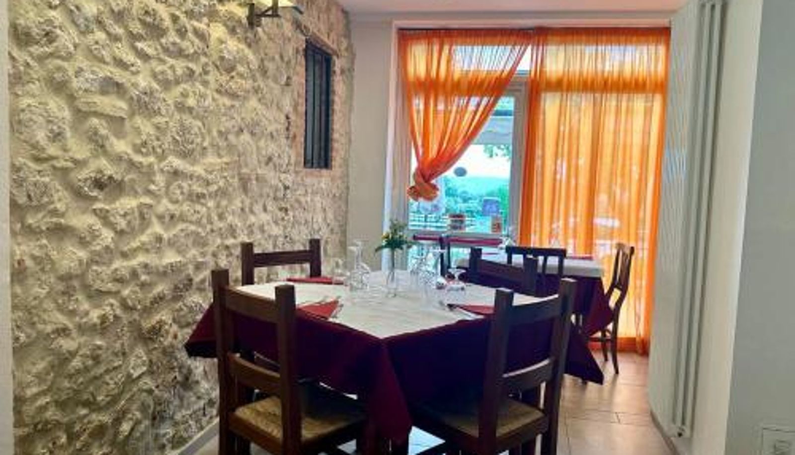 Sala de desayunos dentro del restaurante - Locanda Fosca Umbra