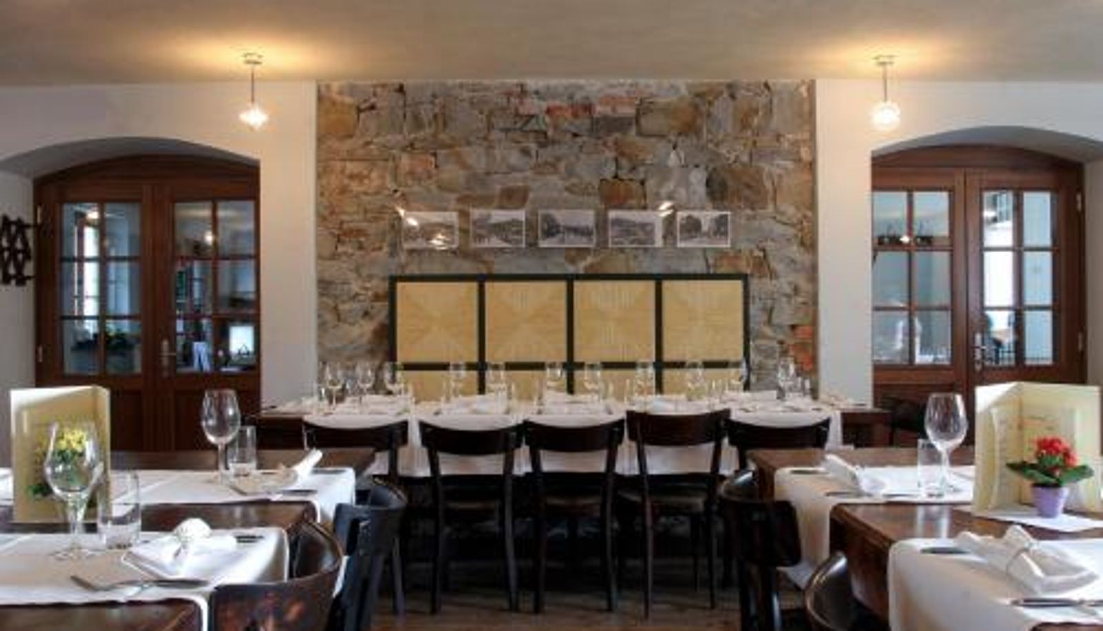 Sala de desayunos dentro del restaurante - Locanda Orologio