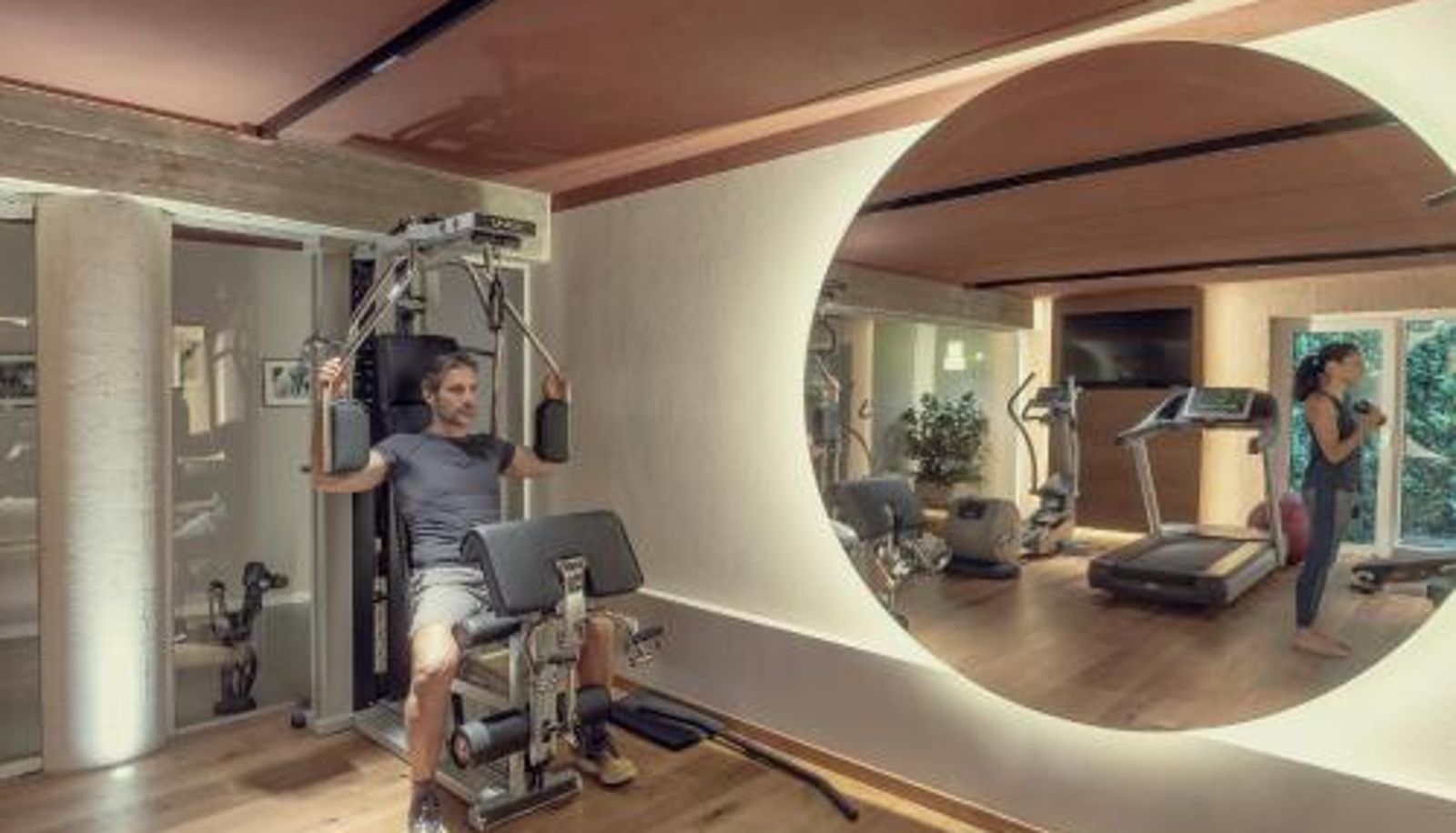 Area benessere e fitness - San Colombano Suites