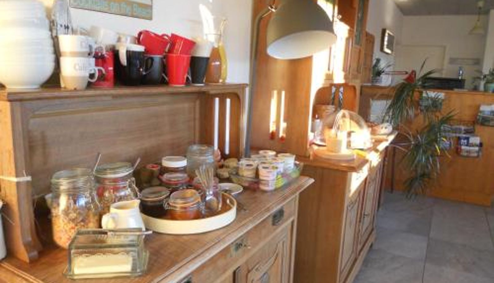Frühstücksraum innerhalb des Restaurants - Gîte Chez Toinette