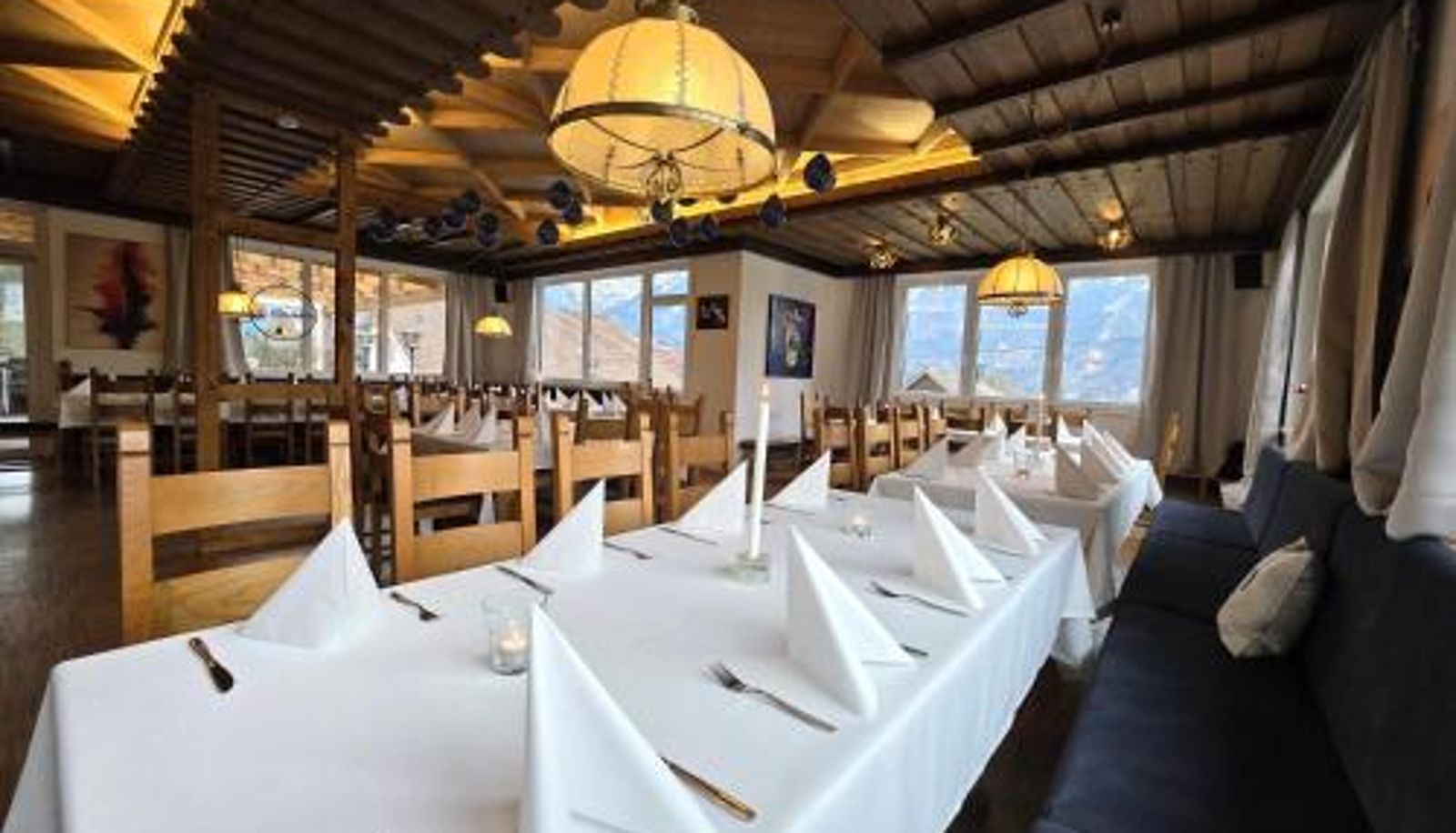 Salle de petit-déjeuner dans le restaurant - Frühstückspension Irschen