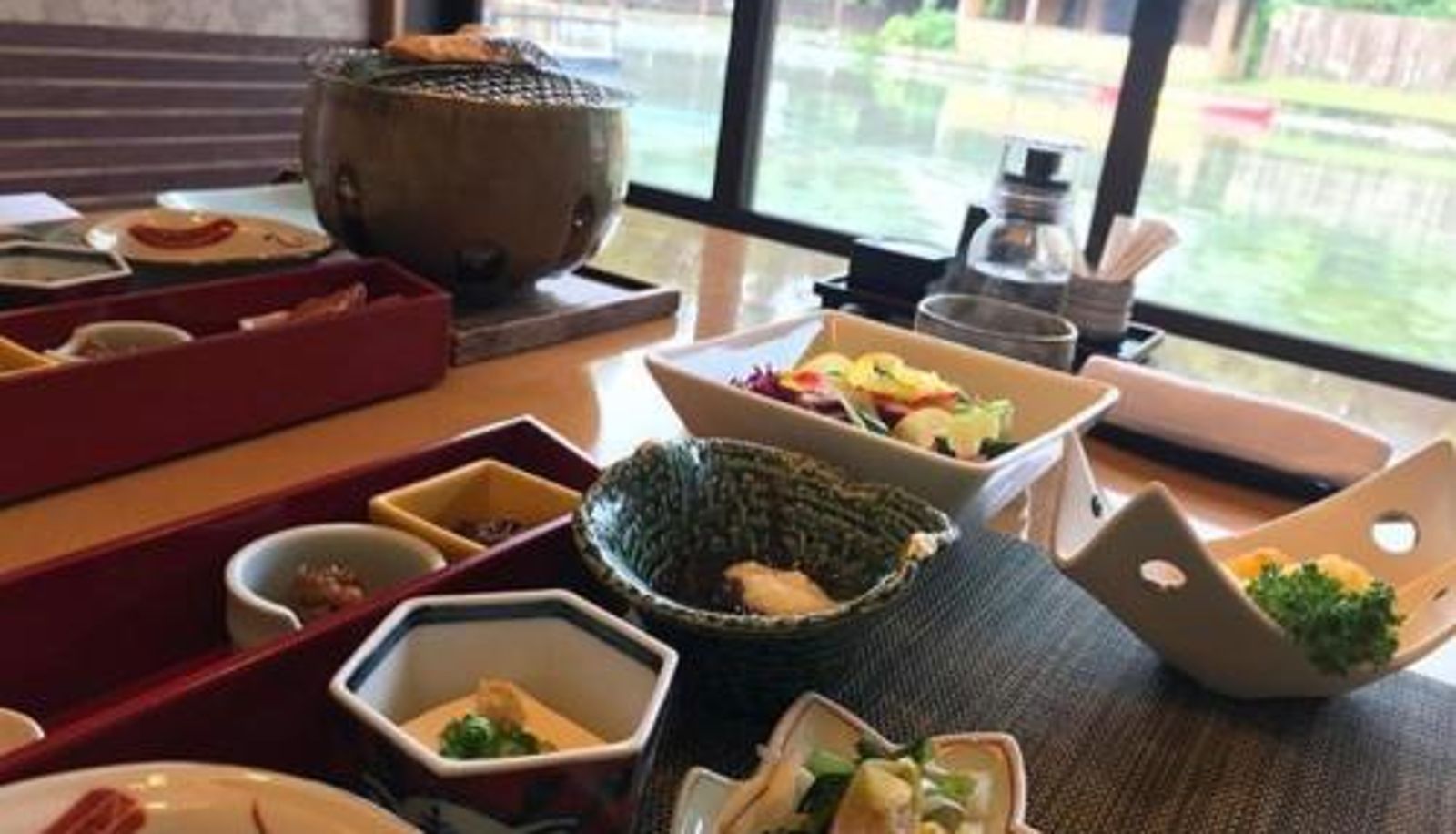 Sala prima colazione all'interno del ristorante - Onsensui Pool & Fufu Rotenburo no Hanareyado Yurian