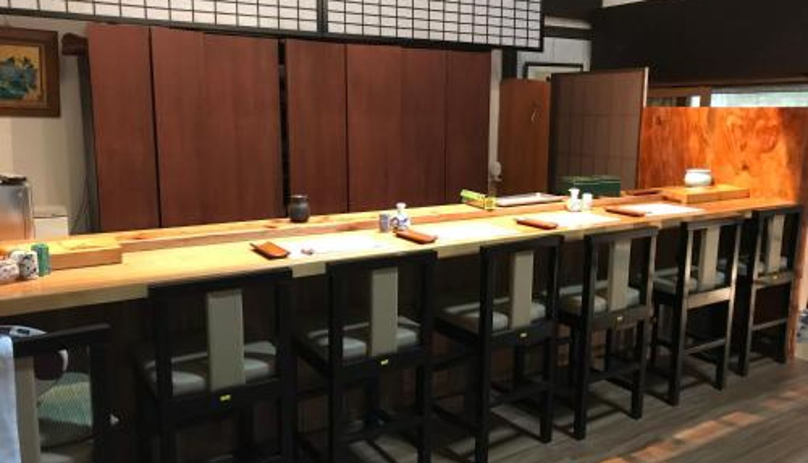 Sala śniadaniowa w restauracji - Daitokuji Sushicho