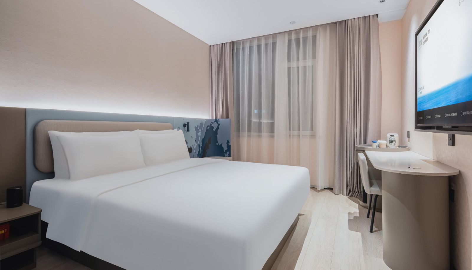 Kamer - Jinan Olympic Sports Center Provincial East Courtyard Light Residence Hotel