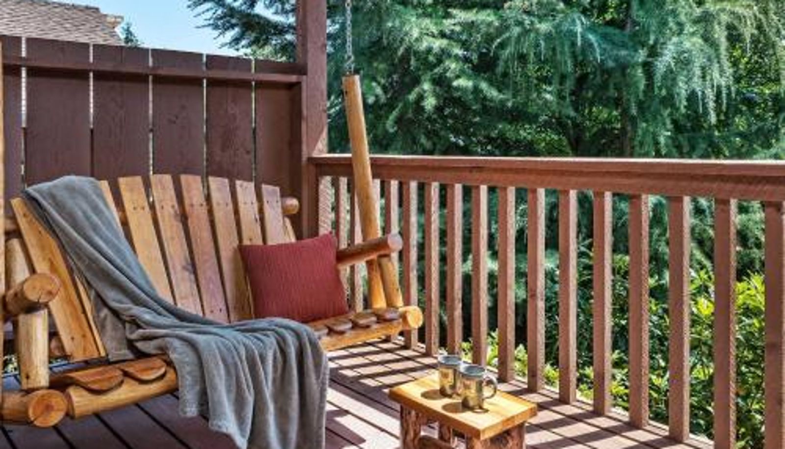 Terasse - Carson Ridge Luxury Cabins