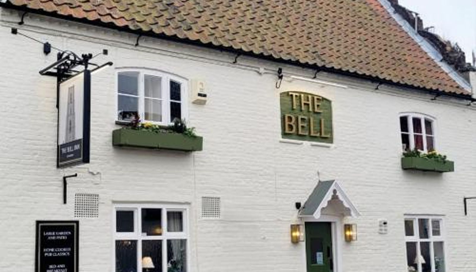Breakfast room within the restaurant - The Bell Inn