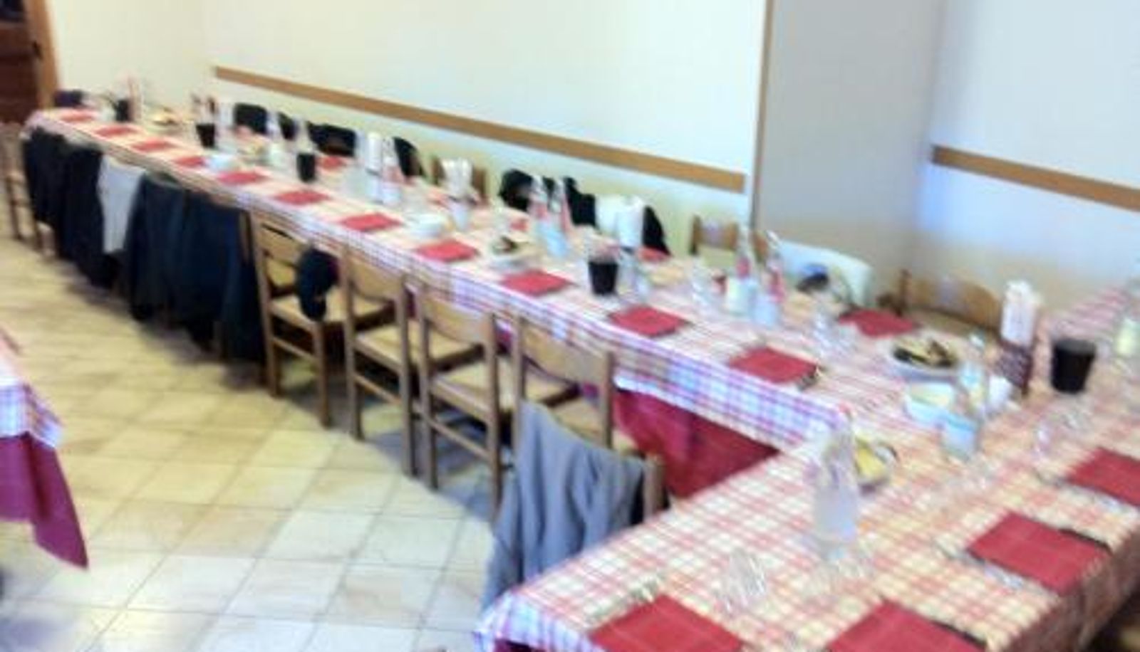 Ontbijtzaal in het restaurant - Bar Trattoria Colombina Affittacamere