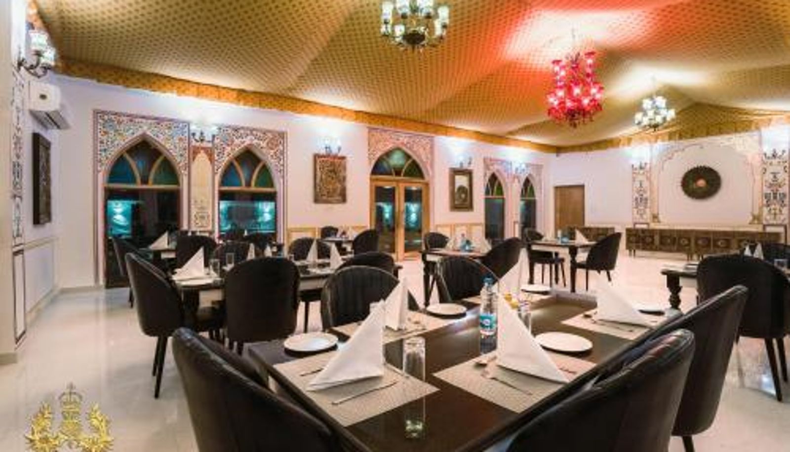Breakfast room within the restaurant - Highness Desert Camp