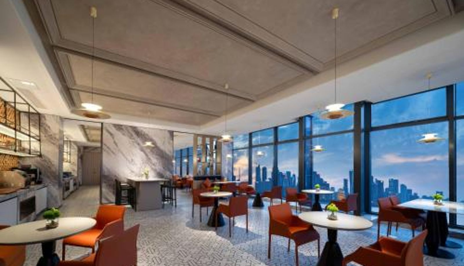 Sala de desayunos dentro del restaurante - Vance Hotel - Riverside