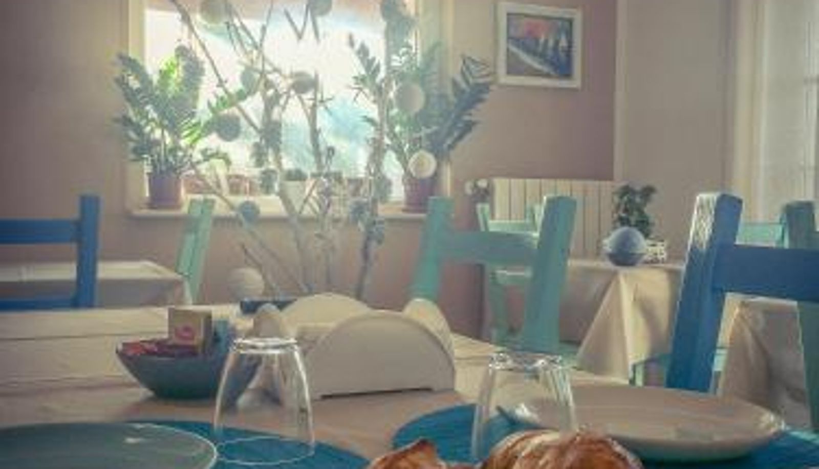 Frühstücksraum innerhalb des Restaurants - B&B La Rosa dei Venti