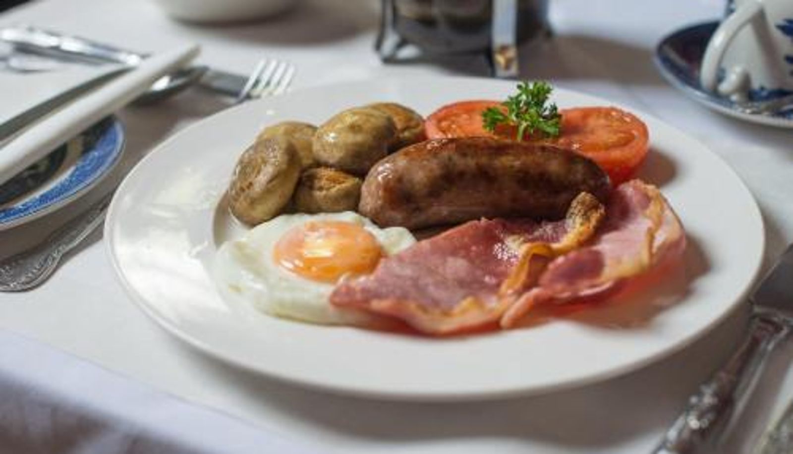 Salle de petit-déjeuner dans le restaurant - Jeakes House