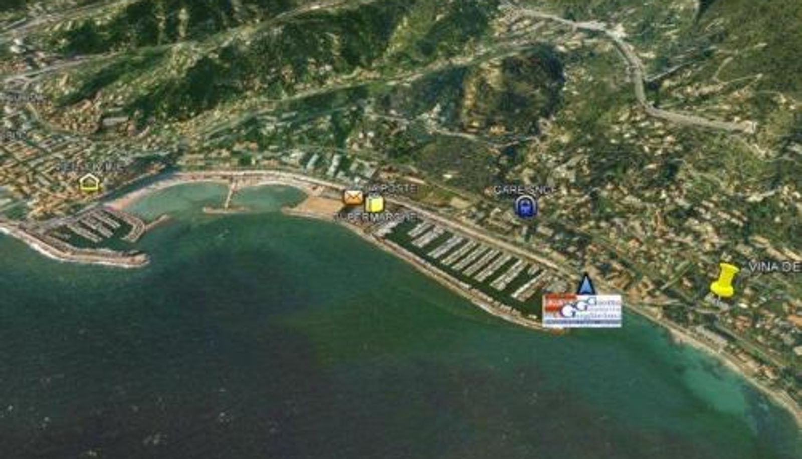 Standardzimmer - 2P en dernier étage avec clim et parking privé à Menton - FR-1-196-159