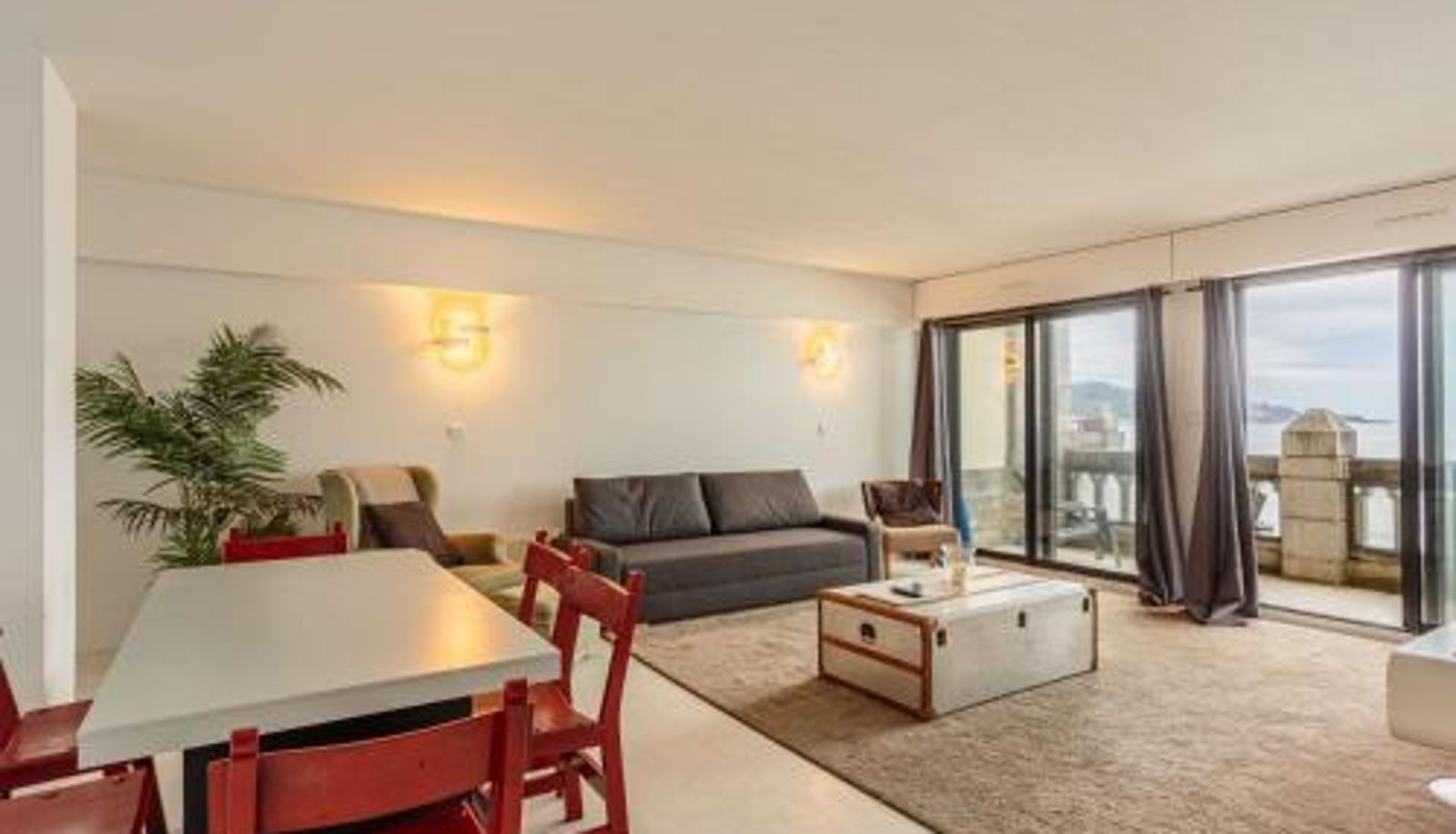Habitación estándar - Appartement moderne en bord de mer avec balcon et parking - FR-1-2-306