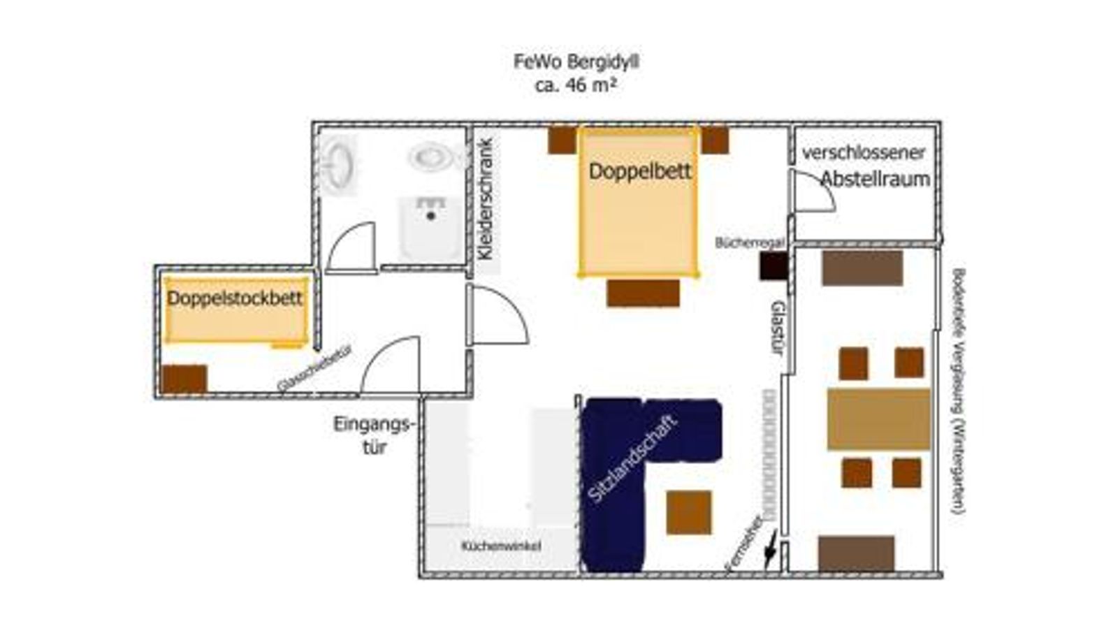 Camera standard - Ferienwohnung Bergidyll