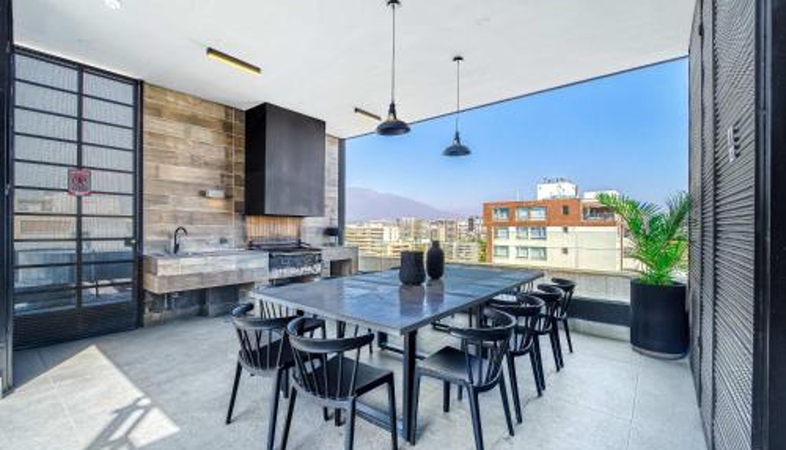 Info - Espacio Nunoa 1BR balcony and free parking