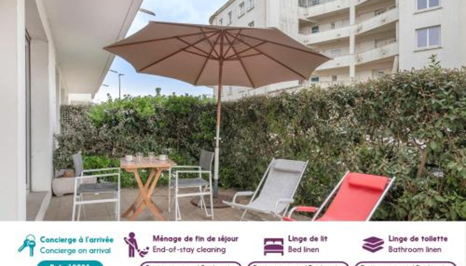 Apartamento - 70m de la mer ! Appartement pour 4 à La Baule