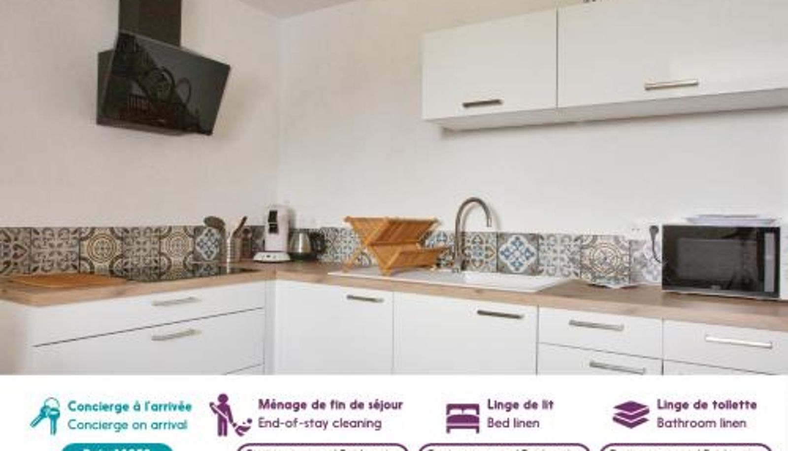 Apartment - À 230m de la plage - Bel appartement pour 4