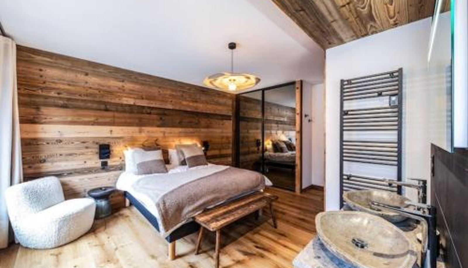 Pokój typu standard - Luxueux appartement 5 chambres avec jacuzzi et Wi-Fi aux Gets - FR-1-671-250