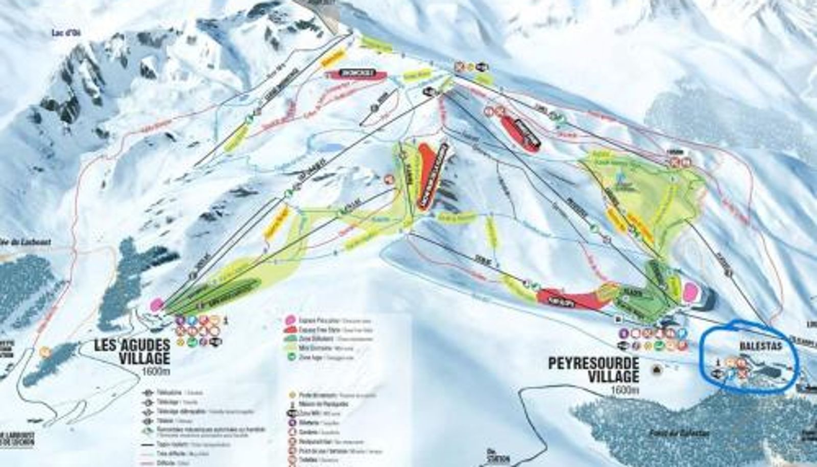 Info - Studio 4 personnes à 50m des pistes à Peyragudes - FR-1-695-49