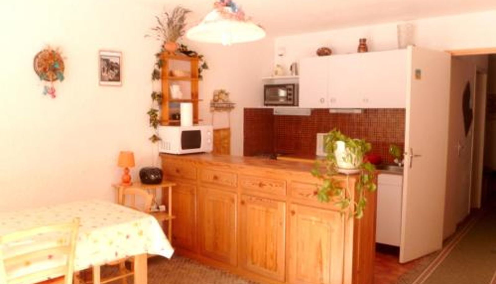 Kitchen - Charmant appartement à Enchastrayes 38 m² avec vue montagne
