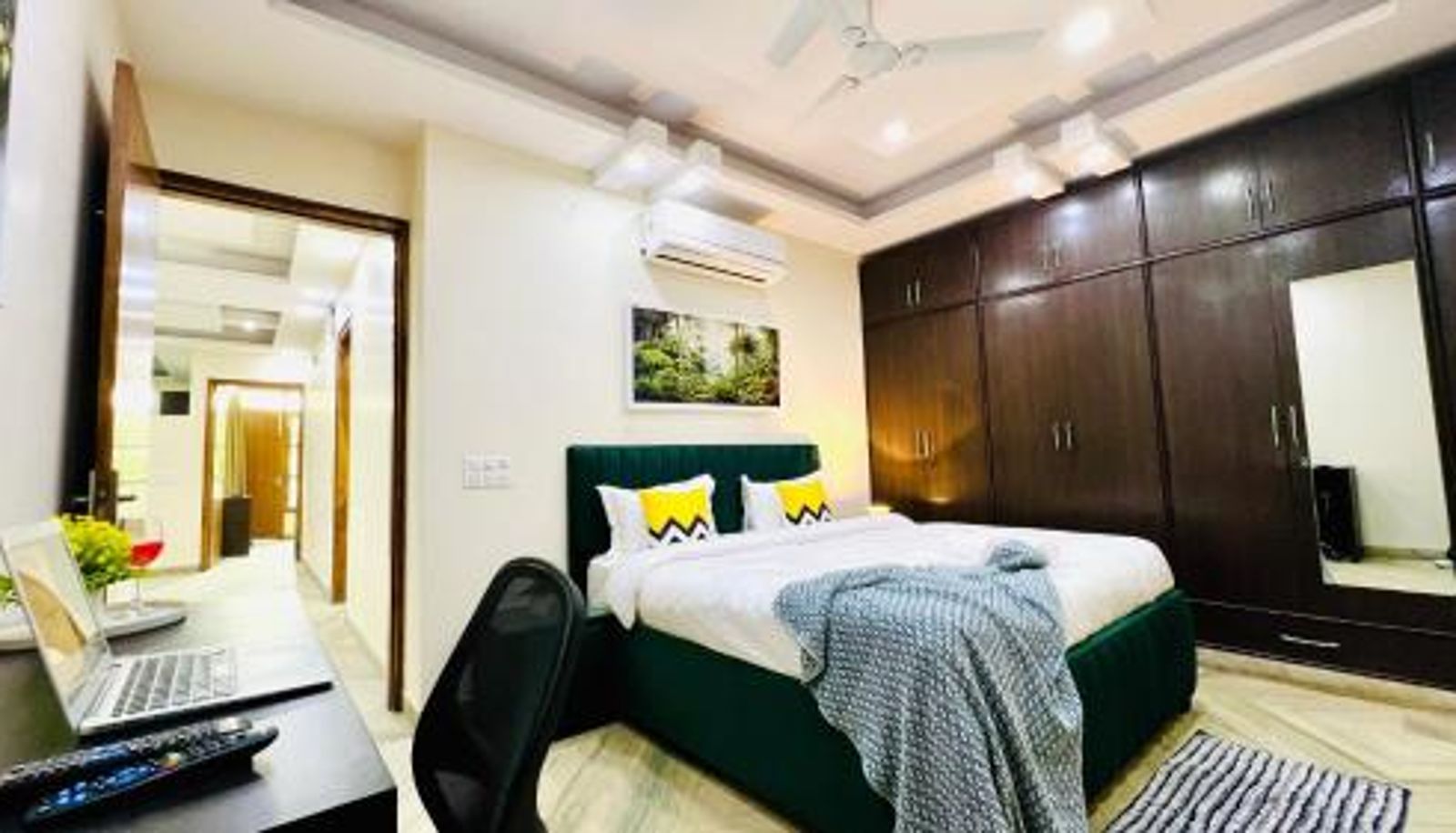 Apartment - Parking  Lift  BluO Modern 3BHK Rohini -Balcony