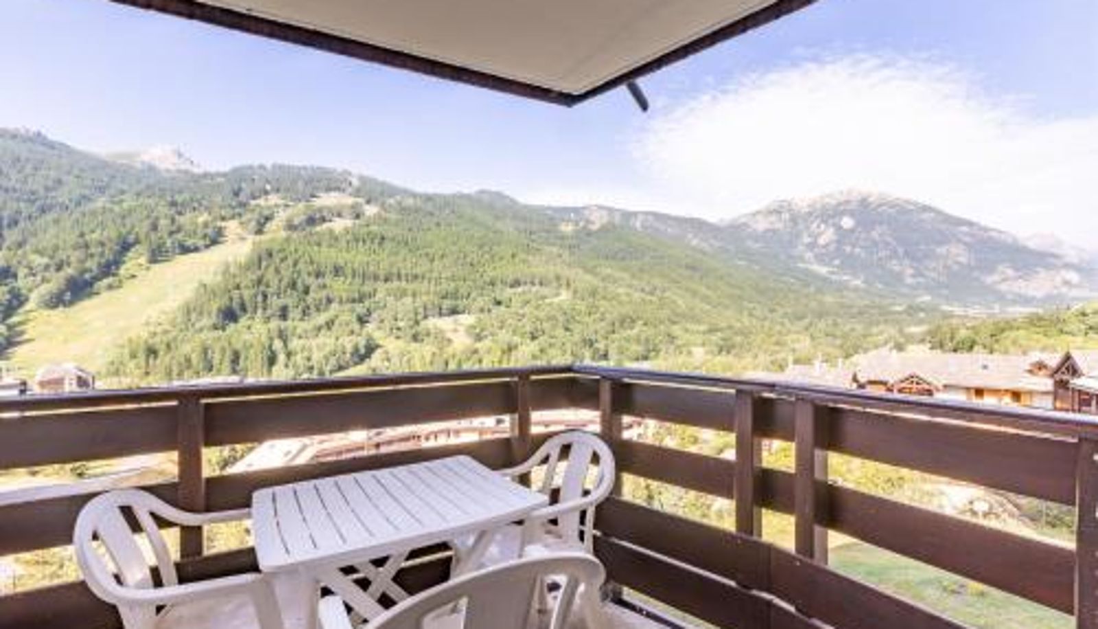 Terasse - Les Mélèzes - Appt à Serre Chevalier